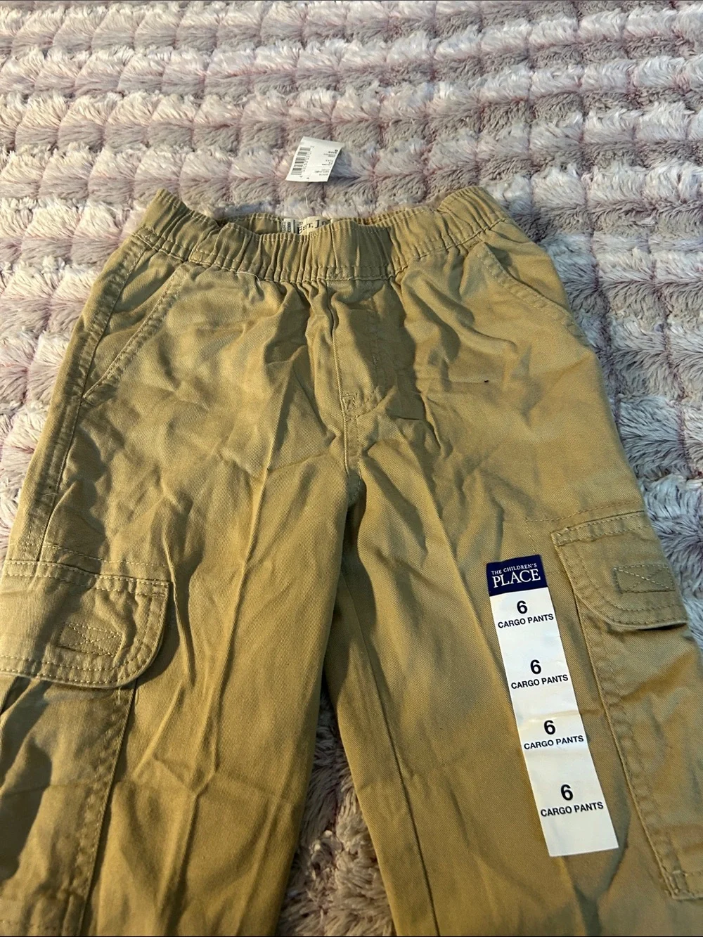The Children's Place Tan Cargo Pants size 6